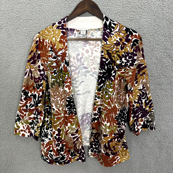 Christopher & Banks Open Front Cardigan Womens Small Purple Boho Whimsigoth - Picture 1 of 7